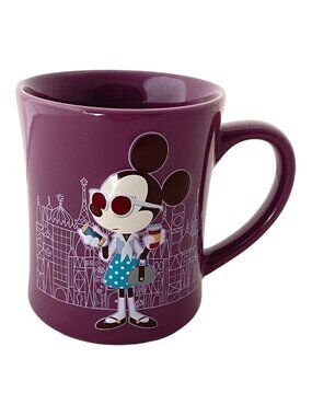 Disney Parks Mickey's Really Swell Coffe Hipster Minnie Mouse Ceramic Coffee Mug